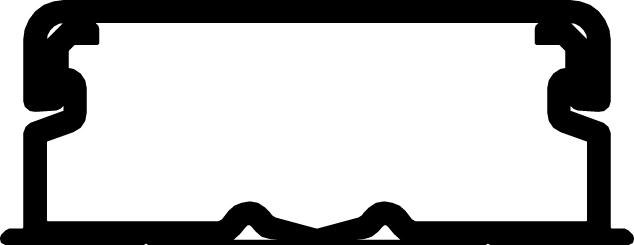 32x12,5 without Divider //32x12,5 Adhesive without Divider