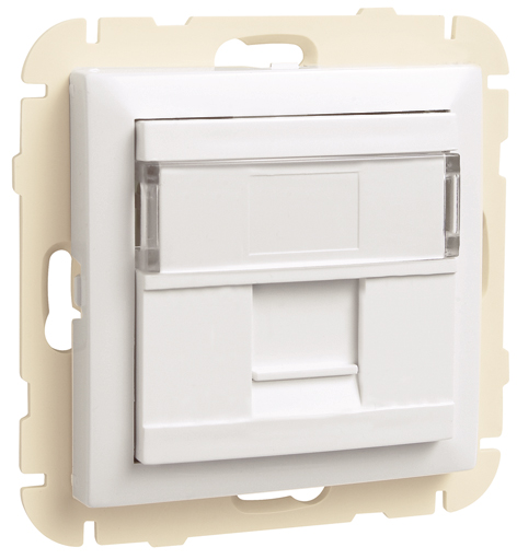 Tapa con Soporte para un Conector RJ45