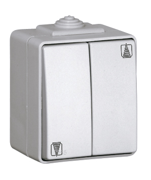 Botão Duplo de Comutação de Persiana