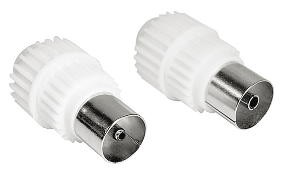 Conector TV Macho + Hembra