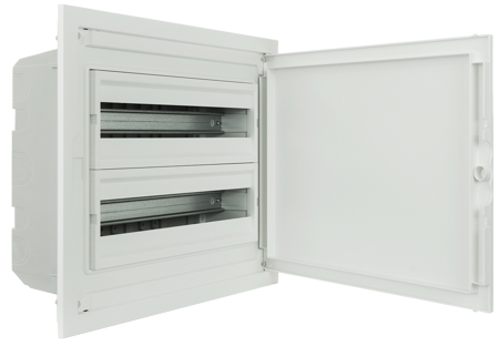 Complete Low Profile Flush Mounting Distribution Panelboard - 40 MODULES (2x20)