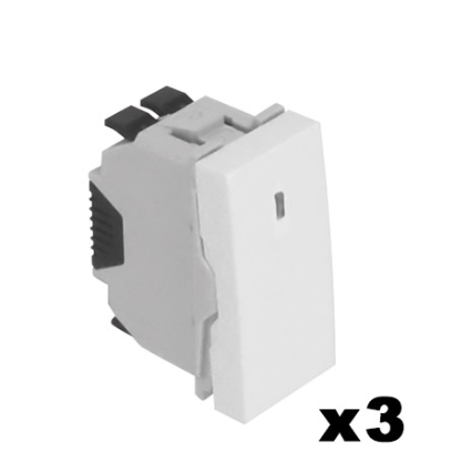 Tres Conmutadores Luminosos